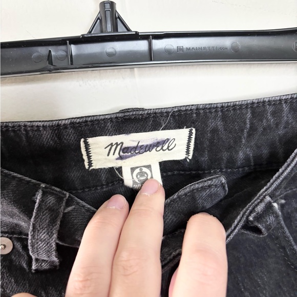 Madewell black wash curvy 90s straight jeans size 27 - Picture 5 of 8